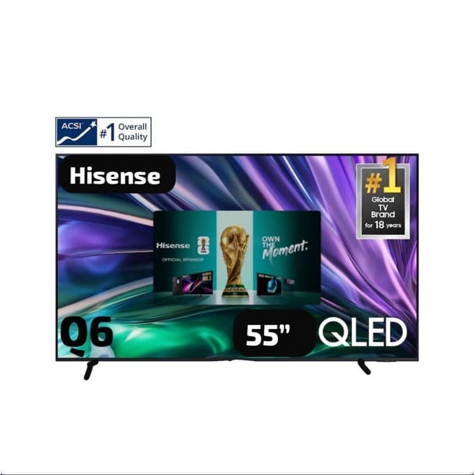 Hisense 55 Inches 4K QLED Smart Television (2026euro) TV 55Q6Q