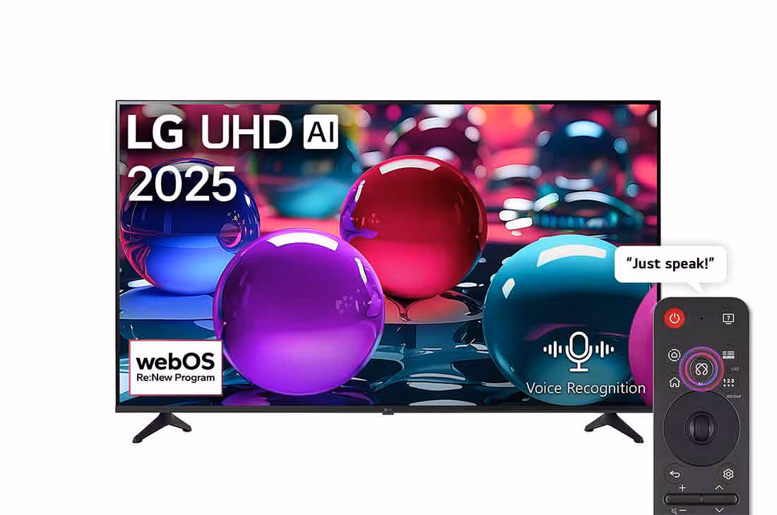 43 inch LG UHD AI UA73 4K Smart TV AI